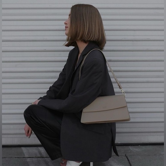Freja Handbags - DISCONTINUED NEW with Dust Bag and tags Tan / Taupe Freja Mini Shoulder Bag